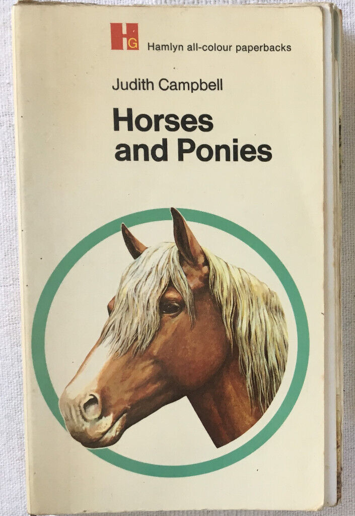 image for Vintage 1970 Horses & Ponies paperback book 159 pages - Judith Campbell/Hamlyn