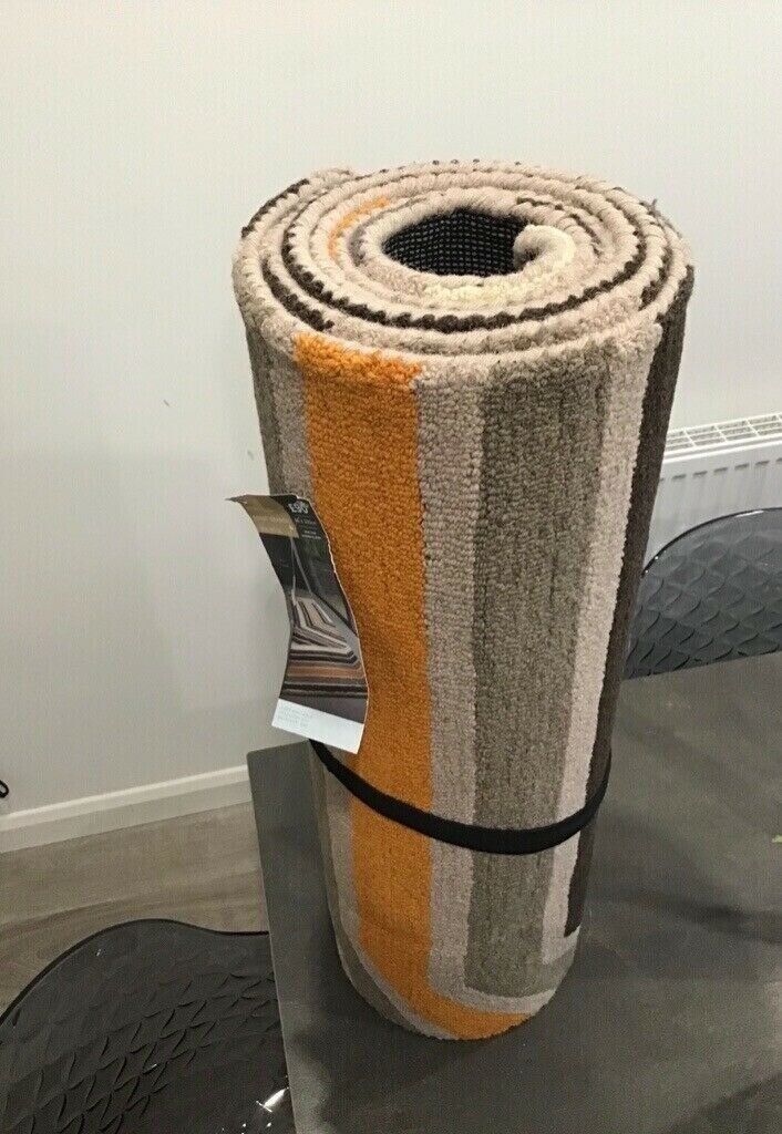 BRAND NEW - RETRO WOOL RUG / RUNNER FROM NEXT - 300cm x 66cm