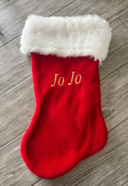 Personalised Christmas stocking jojo 