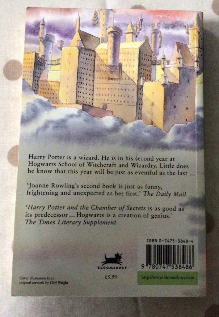 Book: Harry Potter and the Chamber of Secrets (softcover)
