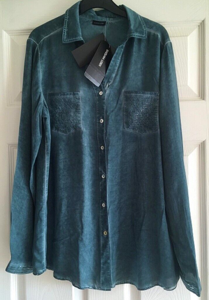 Ladies Designer Shirt Blouse Barbara Lebek Branded (Sizes 12-16) BRAND NEW ITEM
