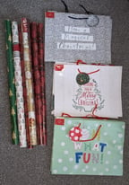 NEW Christmas gift bags and wrapping paper