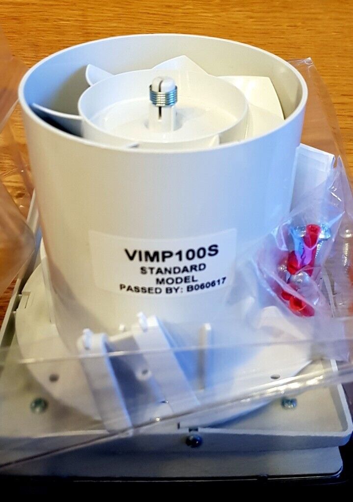 Open new VIMP-100S Bathroom or WC Air Extractor Fan