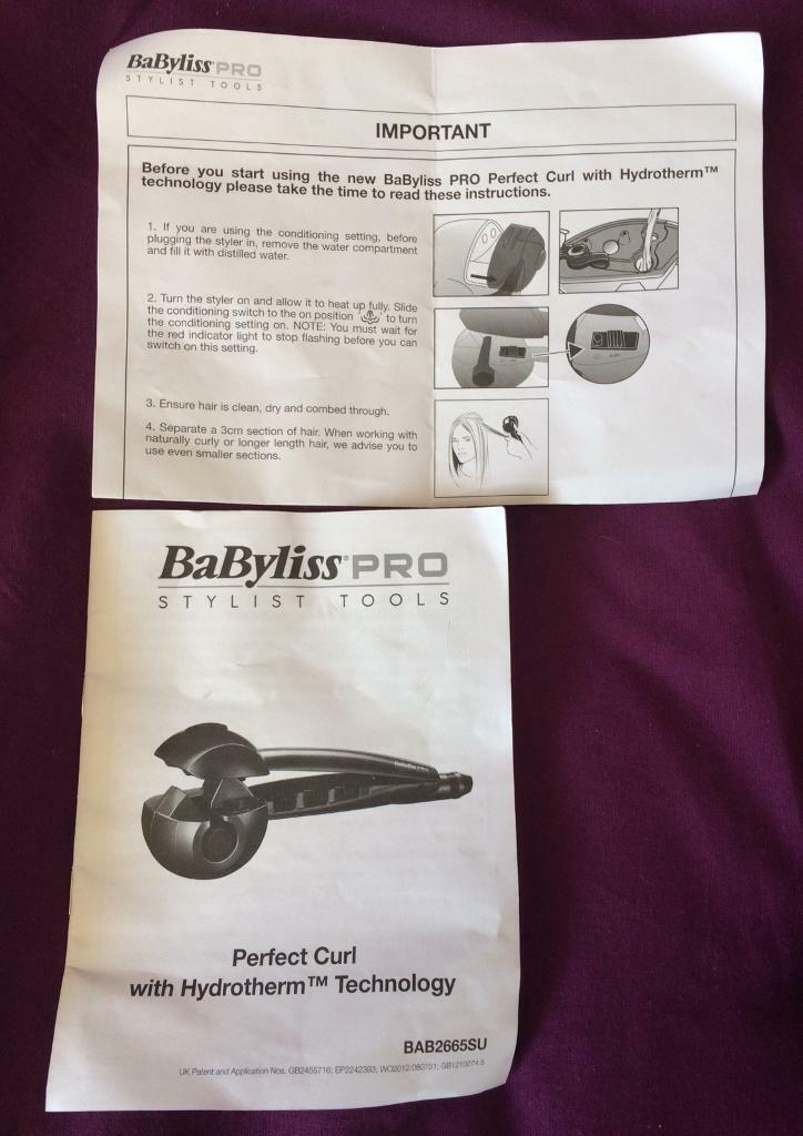Babyliss pro, perfect curl