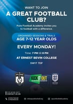 image for  Pure Football Academy: Organised Indoor Sessions for 7-12 years old