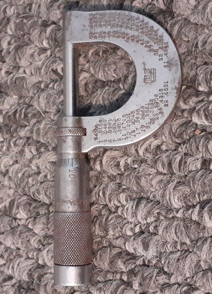 image for vintage Brown and Sharpe 8 micrometer