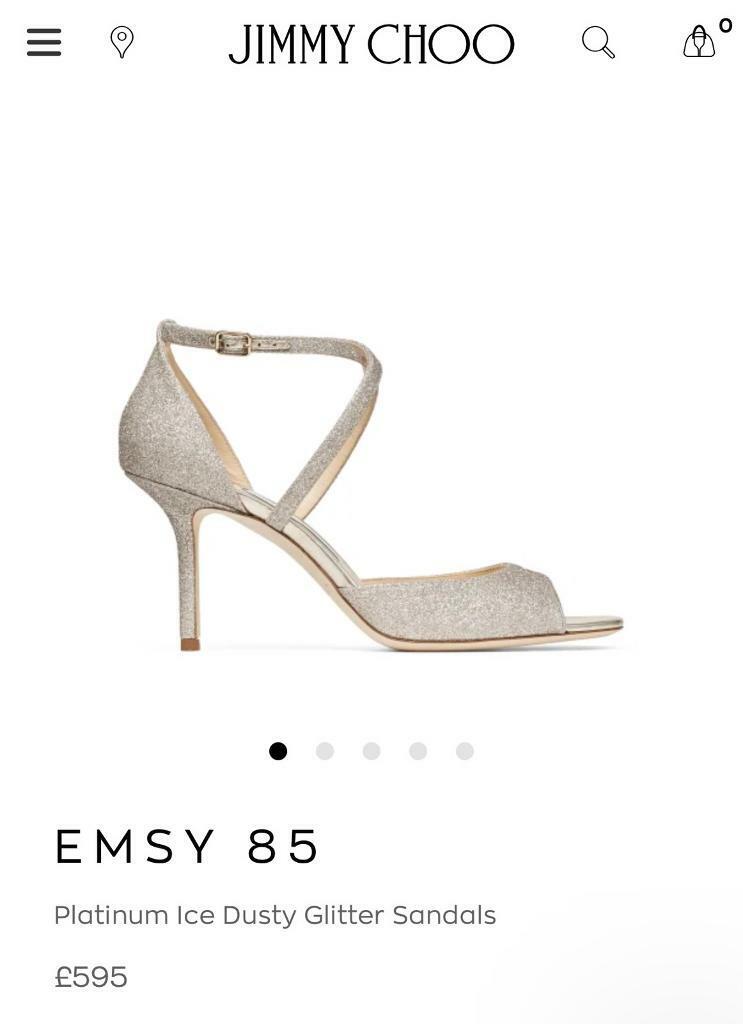 image for JIMMY CHOO EMSY 85 HEELS - SIZE 3