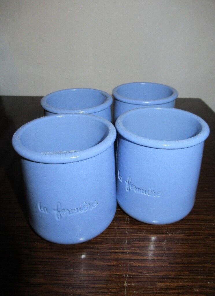 image for Le Fermier blue ceramic pot 