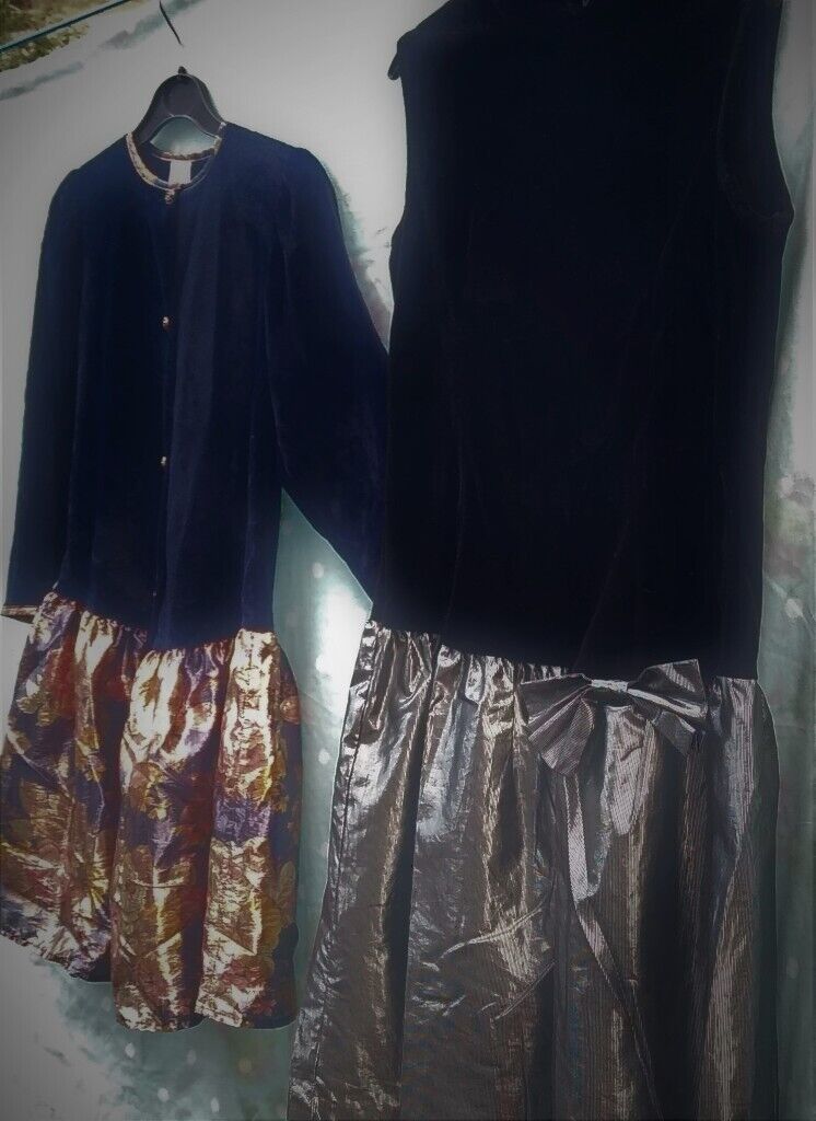 Girls Party Dresses (9 - 10 years) with a bit of glam; great condition