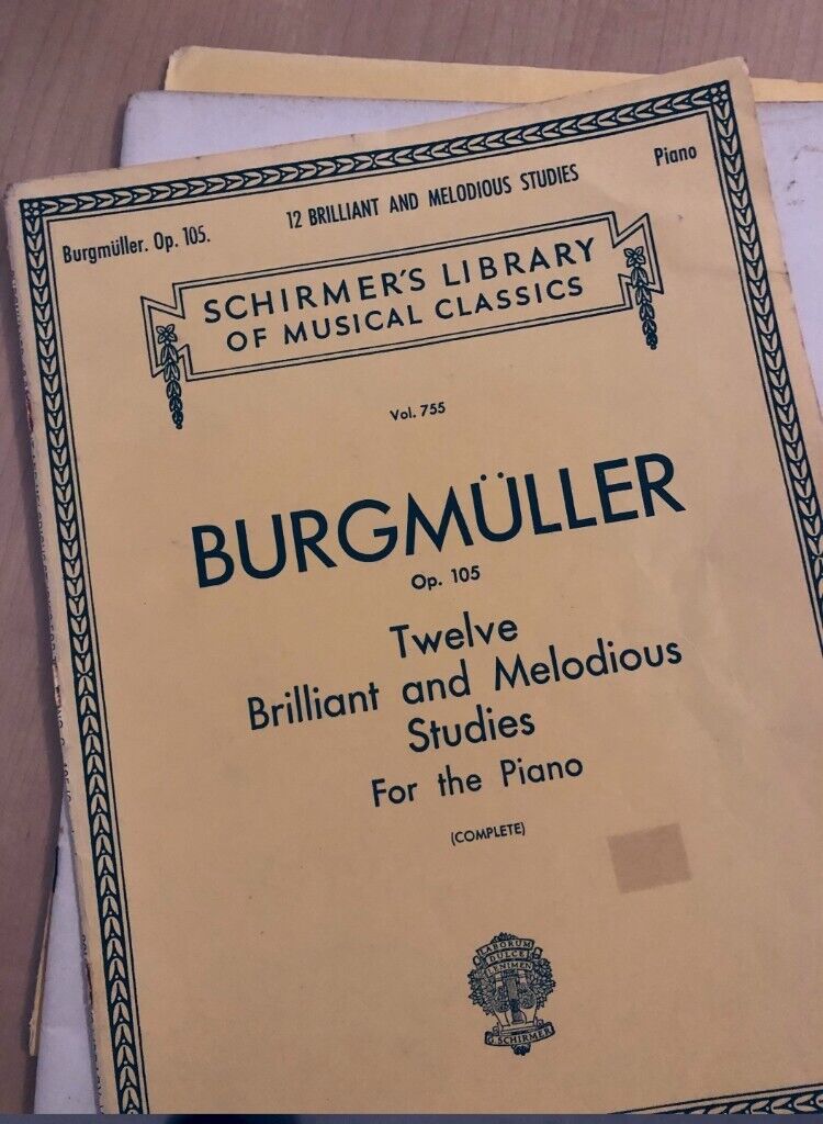 BURGMULLER Twelve Brilliant and Melodious Studies for the Piano  Op.105