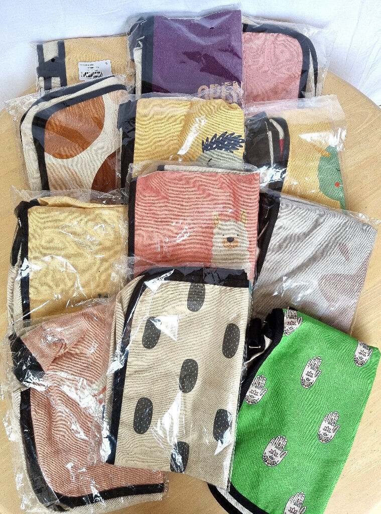 New - BonaMaison Digitally Printed Canvas Bag 