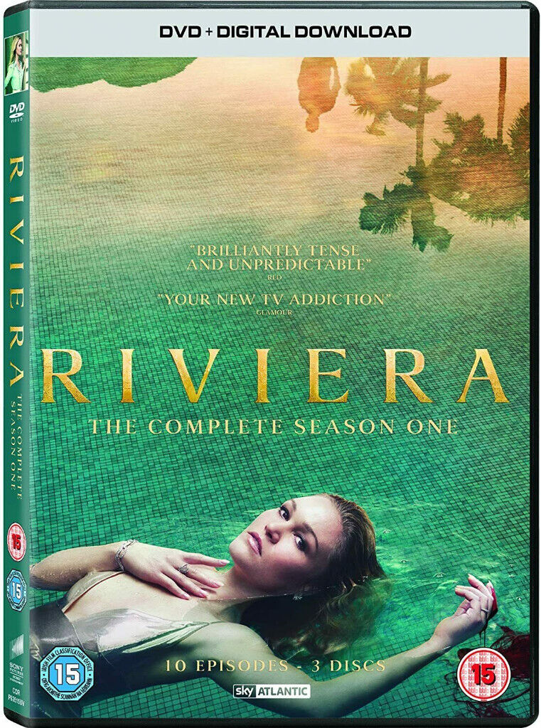 image for Used only the one-time. (Pristine) RIVIERA - COMPLETE SEASON 1 (3 DISC DVD SET)