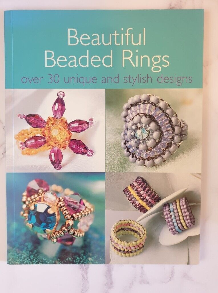 image for Beautiful beaded rings- book  