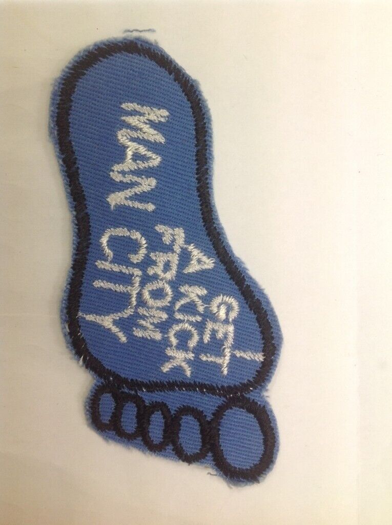 image for MANCHESTER CITY MOTIF SEW ON  OR GLUE ON BADGE PATCH APPLIQUE