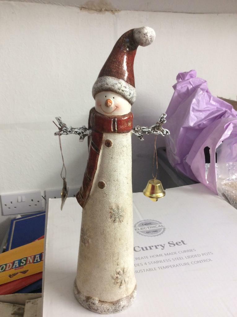 Christmas snowman decoration 