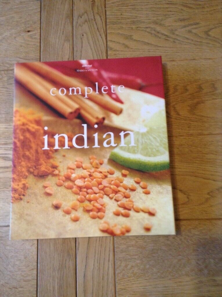 image for Cookbook, Indian recipes cookbook unused from M&S, hardback 