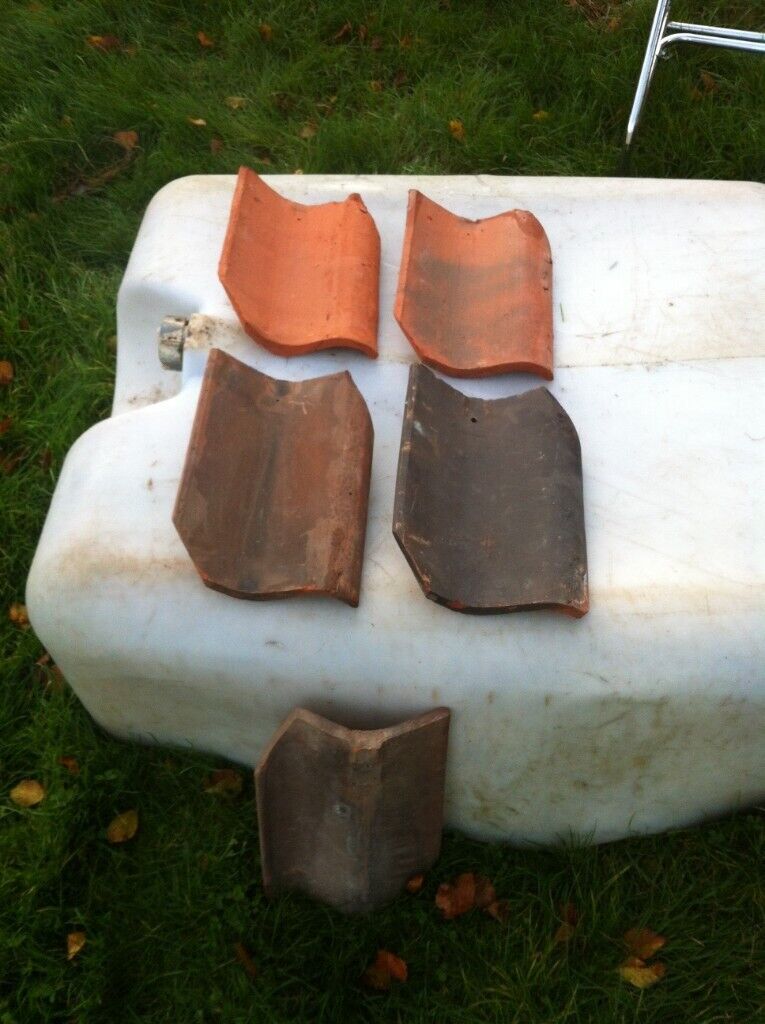 Old English pan tile, ridges and other tiles 