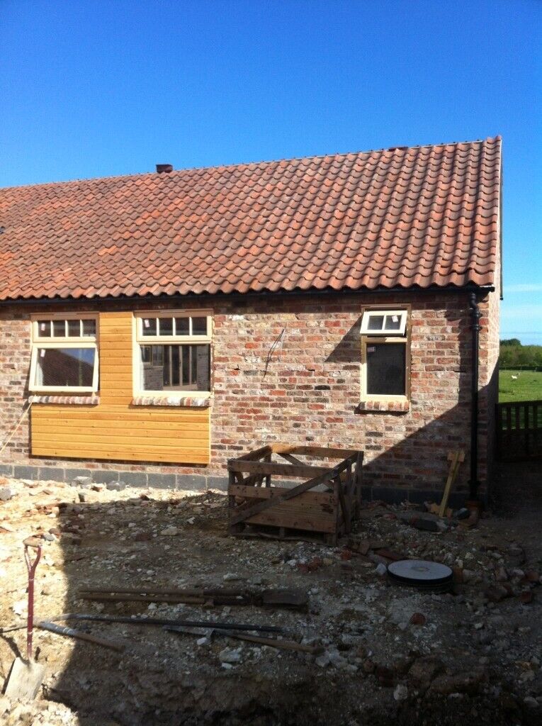 Old English pan tile, ridges and other tiles 