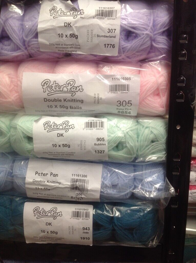 Wendy Peter Pan Baby Ultra Soft Double Knitting Wool New Various Colours Available
