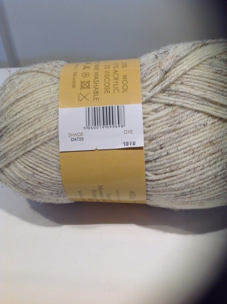 JAMES BRETT RUSTIC ARAN KNITTING WOOL YARN 1X400G Ball VARIOUS COLOURS NEW