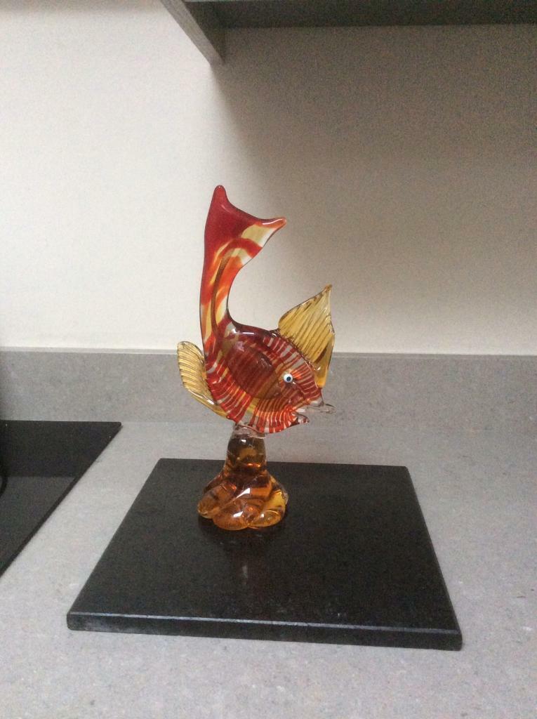 Vintage glass fish 