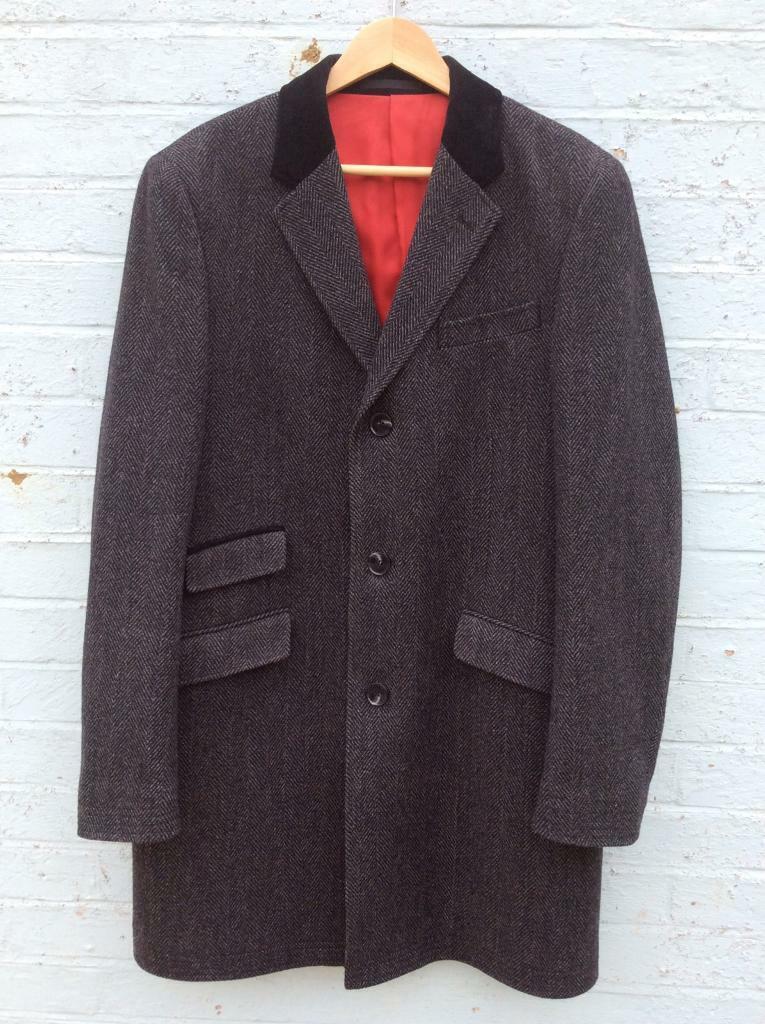 image for Moss Bros Herringbone Coat
