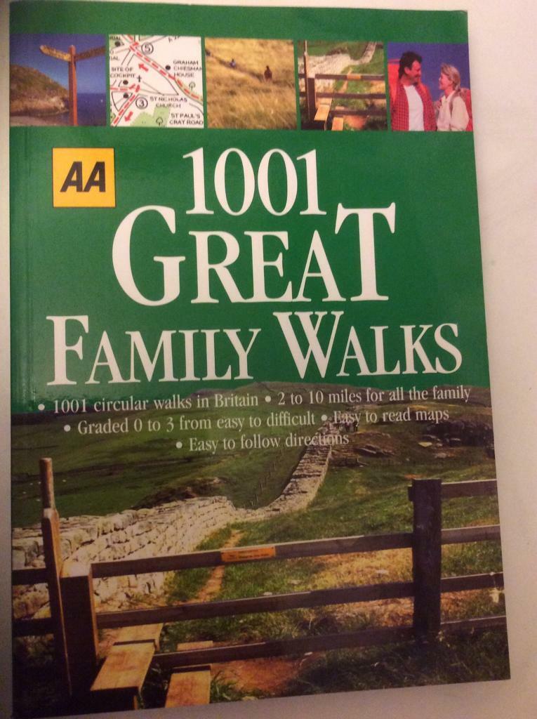 image for 1001 great family walks book