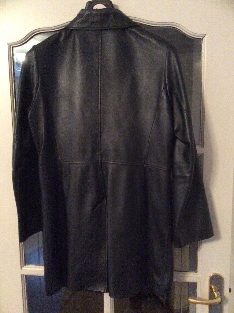 Leather coat 