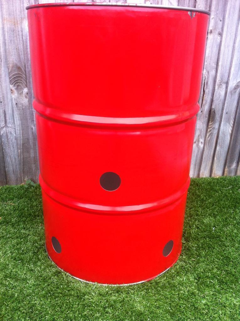 image for Bonfire night fire drums incinerators, 210 litre,