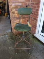 Vintage architects industrial swivel chair