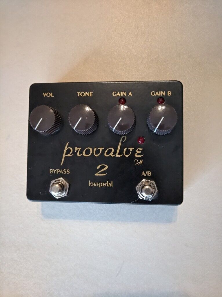 image for Lovepedal Provalve 2 boutique hand made dual overdrive.