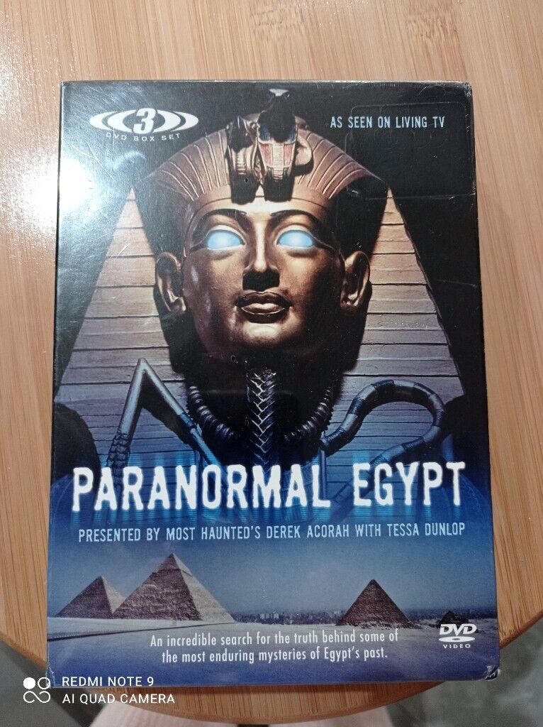 Set of 3 Paranormal Egypt DVD brand new  Bargain