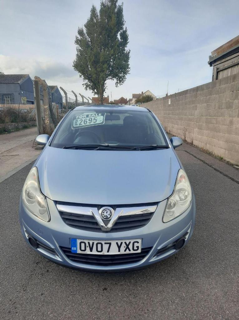 2007 Vauxhall Corsa 1.2i 16V Club 3dr [AC] HATCHBACK Petrol Manual