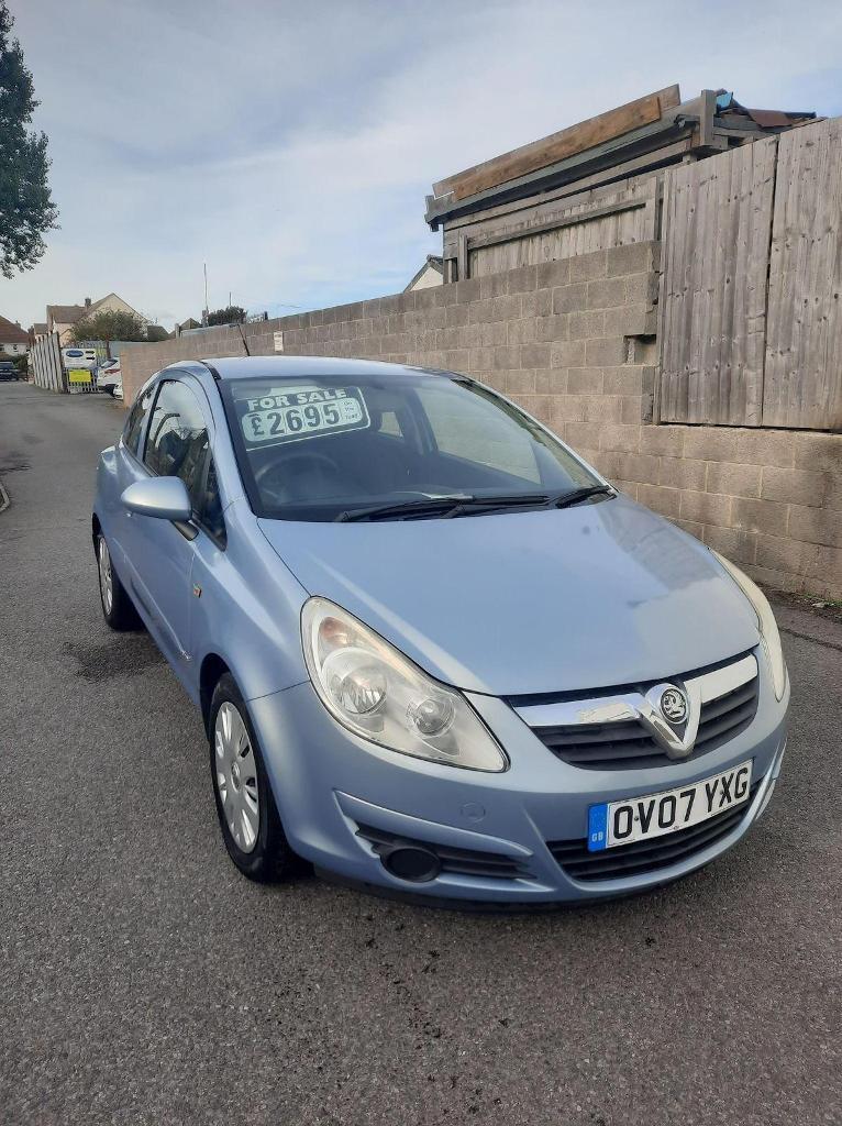 2007 Vauxhall Corsa 1.2i 16V Club 3dr [AC] HATCHBACK Petrol Manual