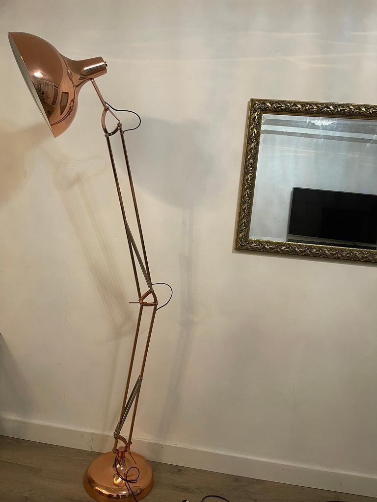 image for Modern rose gold floor lamp