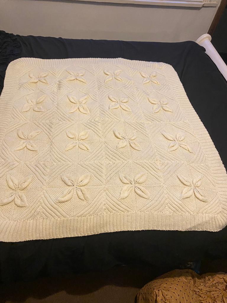 image for Large knitted blanket