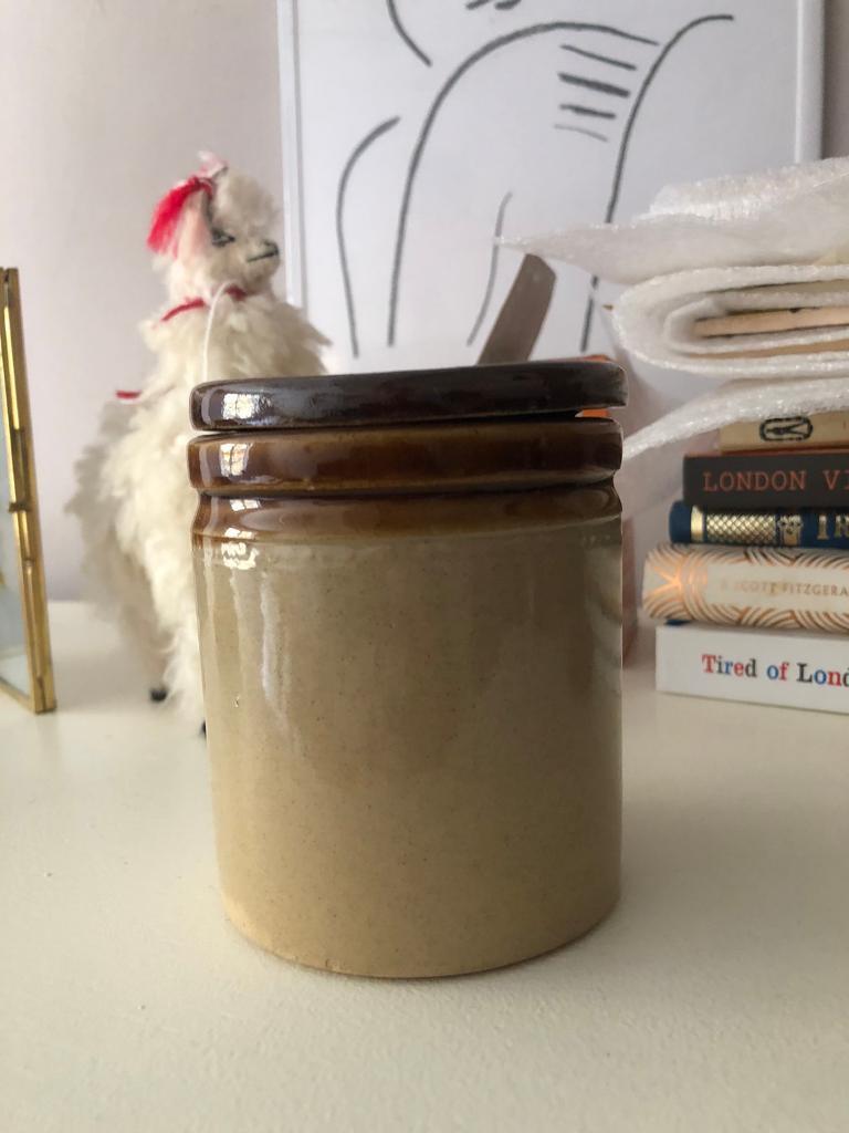image for Small vintage stoneware jar 