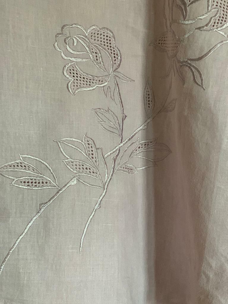 B & P DUSKY PINK 100% LINEN BLOUSE  RRP - £85 - SMALL