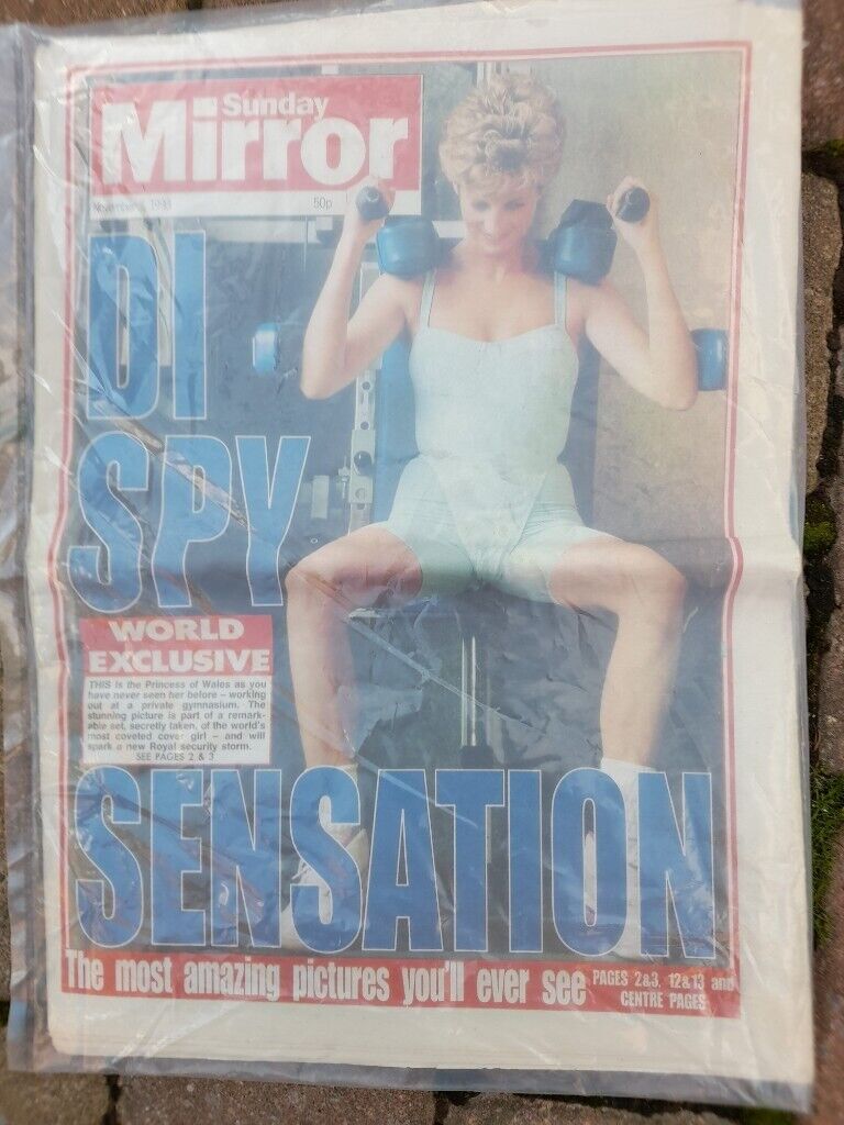 image for Original Princess Diana Spy Newspaper 1993