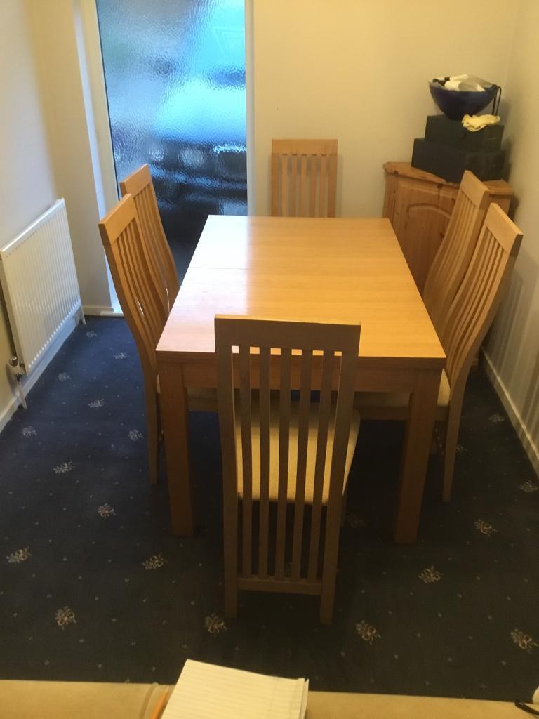 Extendible table and chairs