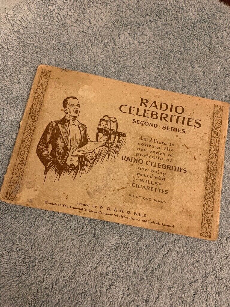 Radio celebrities cigarette cards 