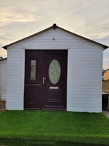 Cosy one bedroom chalet for sale in leysdown, 7 min walk to the beach