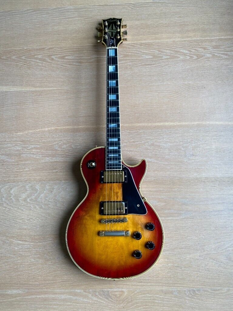 1989 Gibson Les Paul Custom Santana Burst Mint Electric Guitar