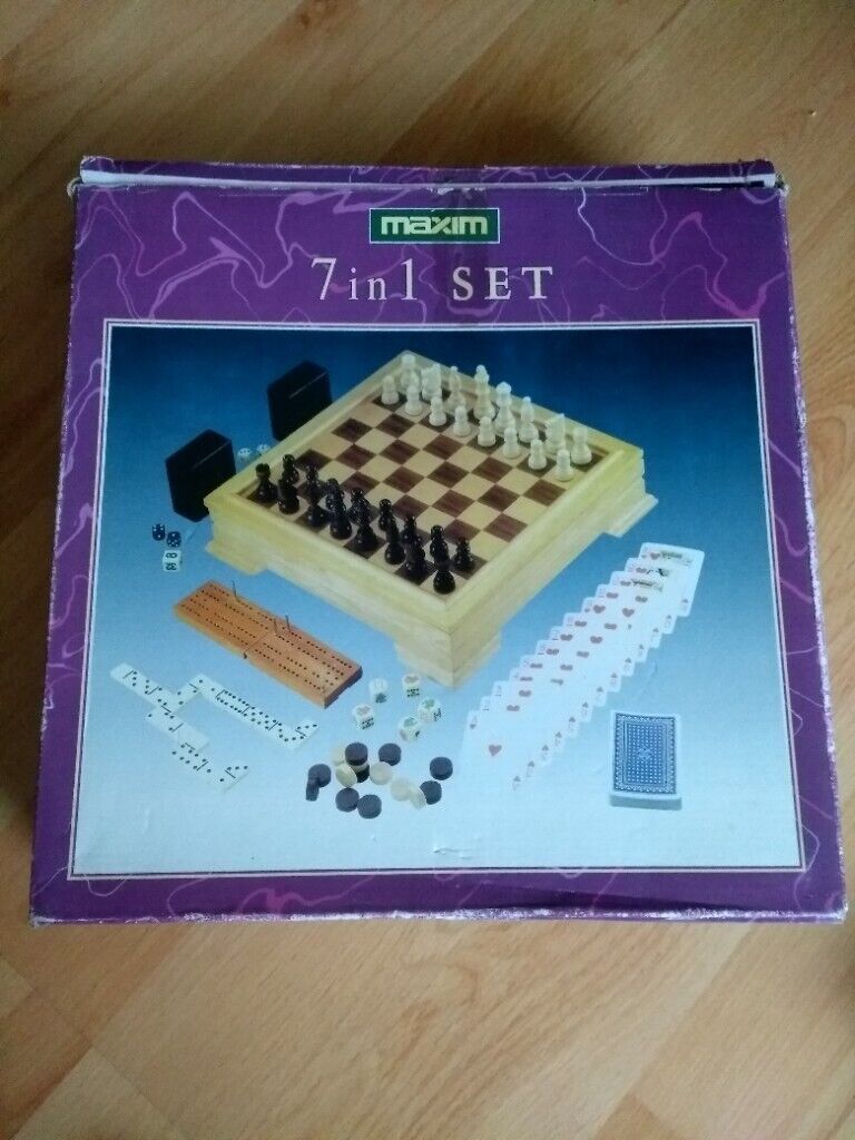 7 in 1 games set. New without tags