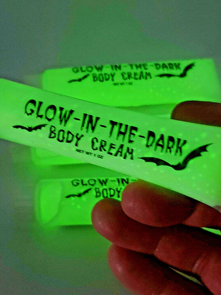 image for FANCY DRESS GLOW IN THE DARK BODY CREAM MAKE UP HORROR ZOMBIE HALLOWEEN COSTUME*