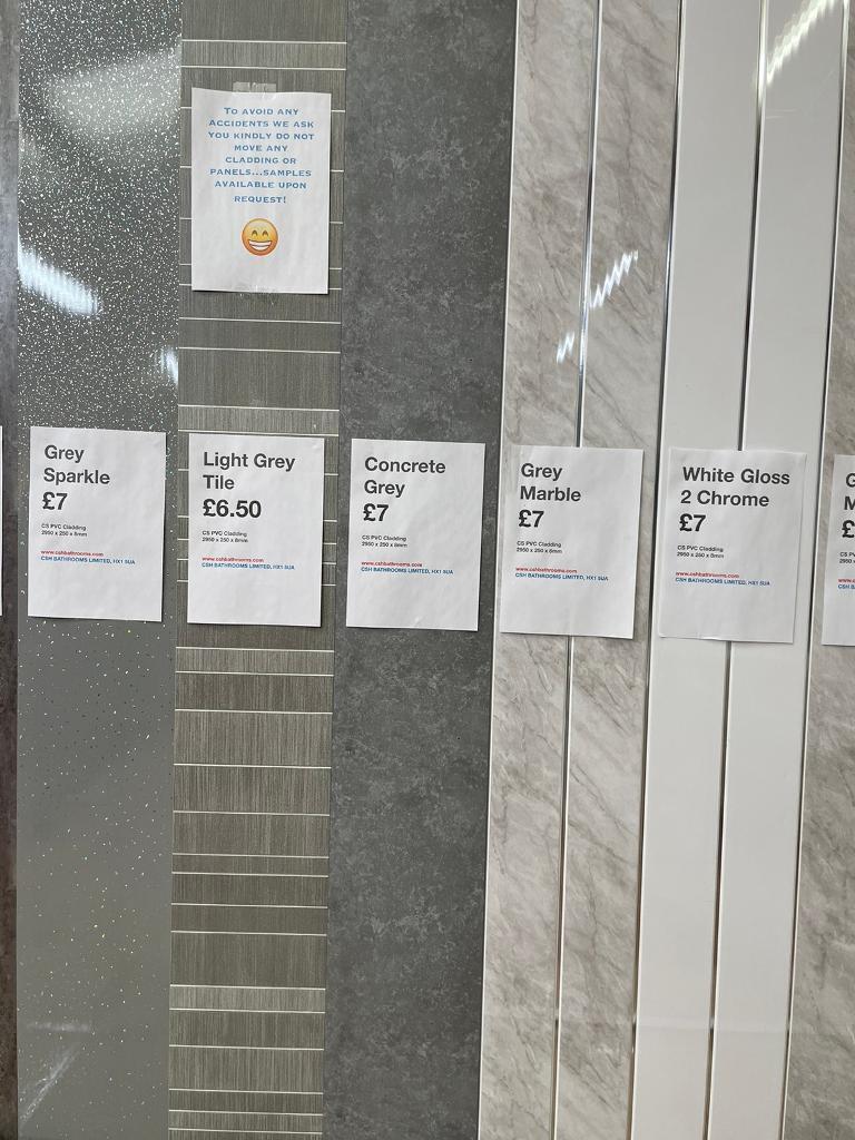 Ceiling cladding CS PVC WALL PANELS 2400x1000x10mm