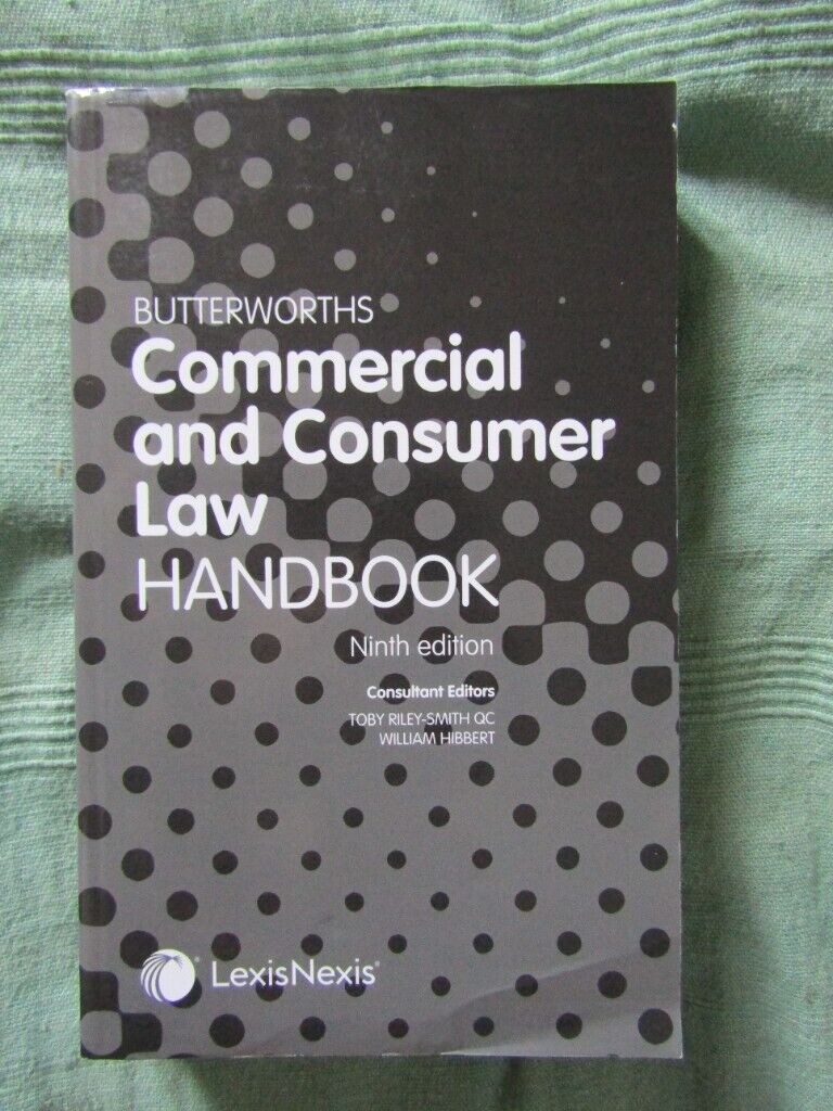 image for Butterworths Commercial and Consumer Law Handbook Paperback 9th Edition 2020