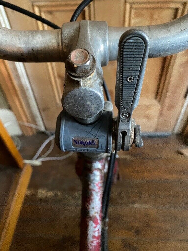 Very rare vintage Viking Ladies' bike, dark red, mid-century, in working order 