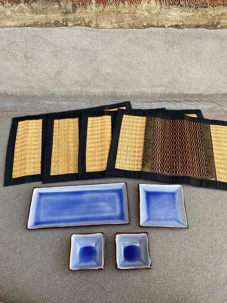 Dishes Trays Placemats Serving Dish Dips Bowls Table 