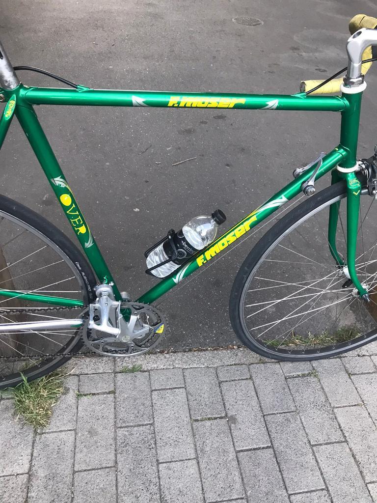 Vintage Italian bike Moser Over Columbus tube not Bianchi Colnago 
